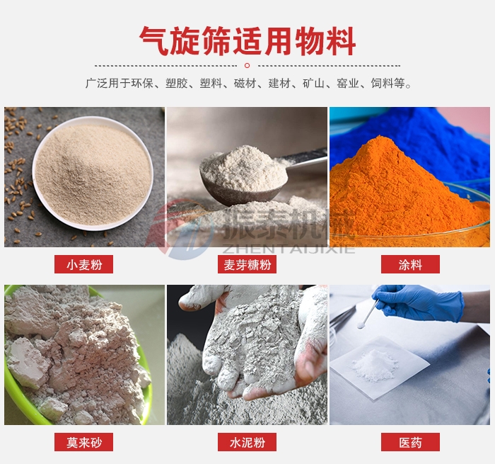 氣流篩行業(yè)應用