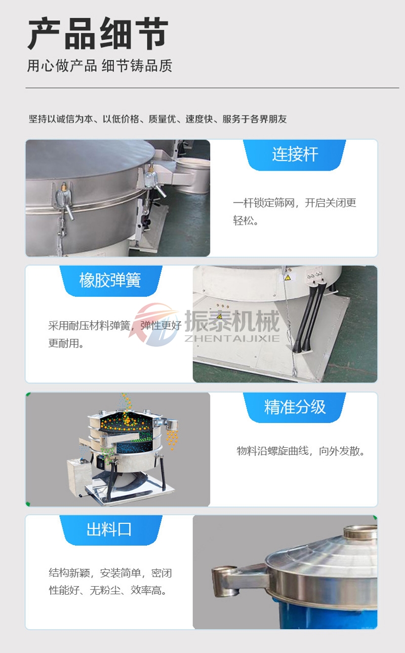 醫(yī)藥行業(yè)搖擺篩產品細節(jié)